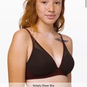 Lululemon Simply Sheer bra